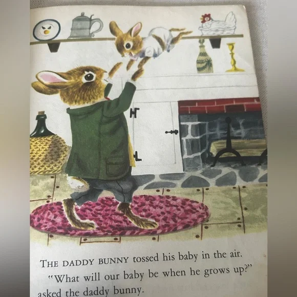 🎉HP🎉 1955 Vintage “The Bunny Book” - A Little Golden Book - Picture 5 of 7